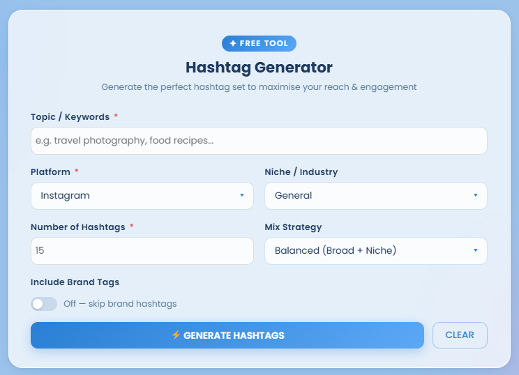 Hashtag Generator