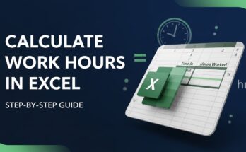 How to Calculate Hours Worked in Excel