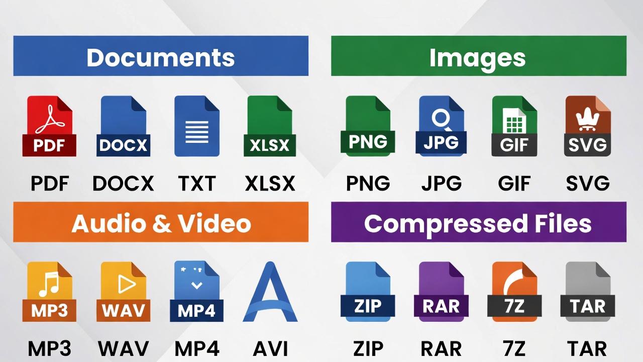 Types of File Formats