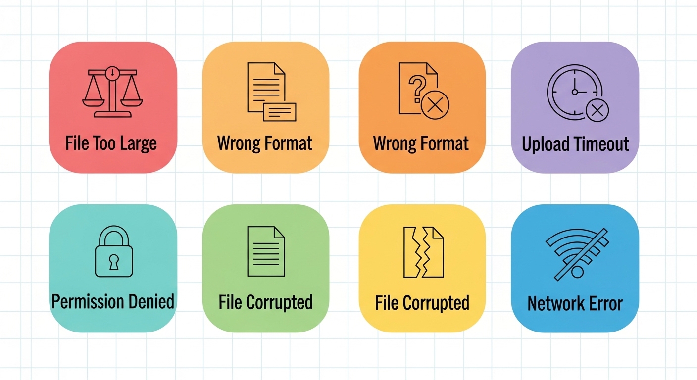 Types of Image Upload Errors