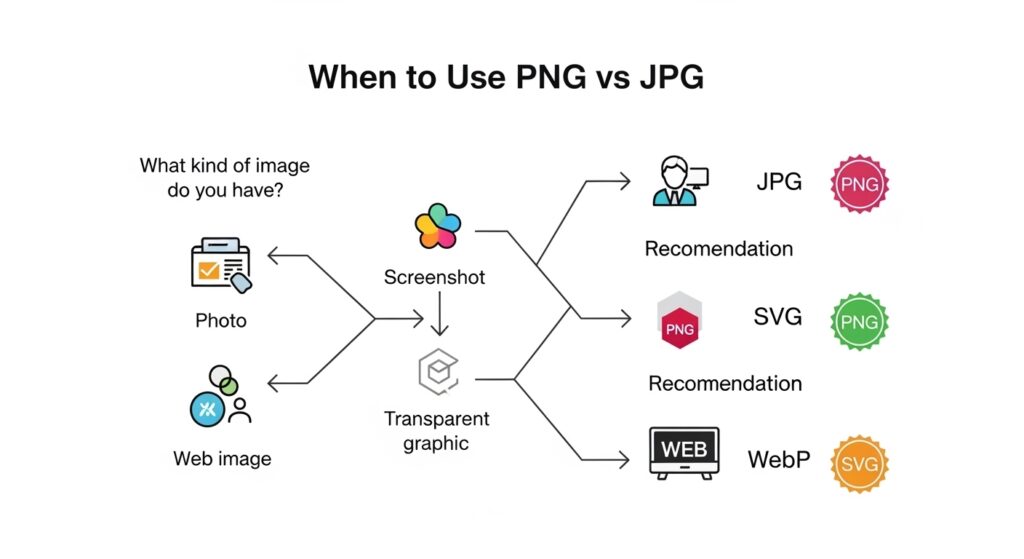 When You Should Convert PNG to JPG