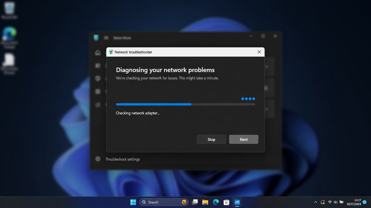Windows Network Troubleshooter