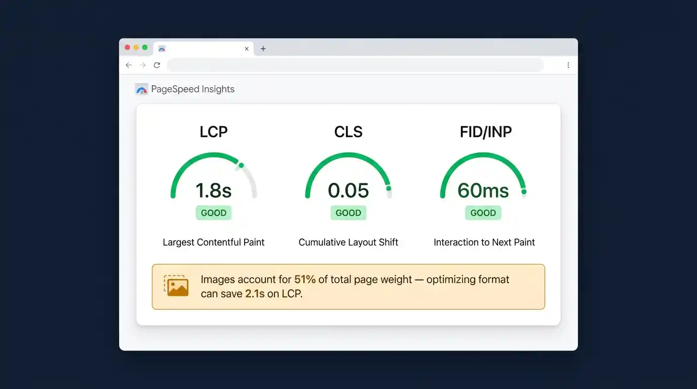 Core Web Vitals Dashboard