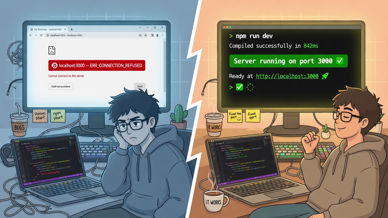 ERR_CONNECTION_REFUSED on Localhost