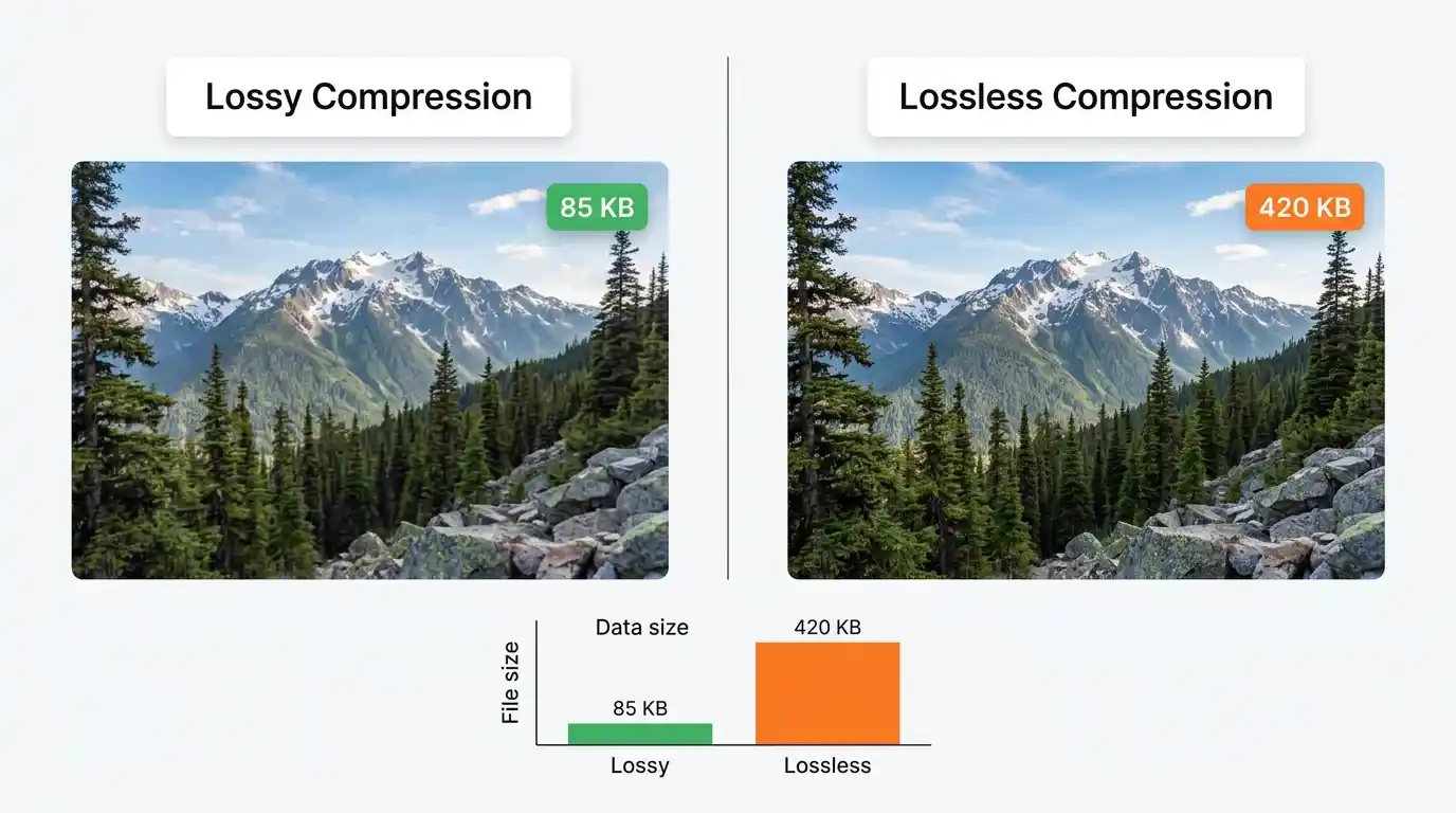  Lossy vs. Lossless Compression