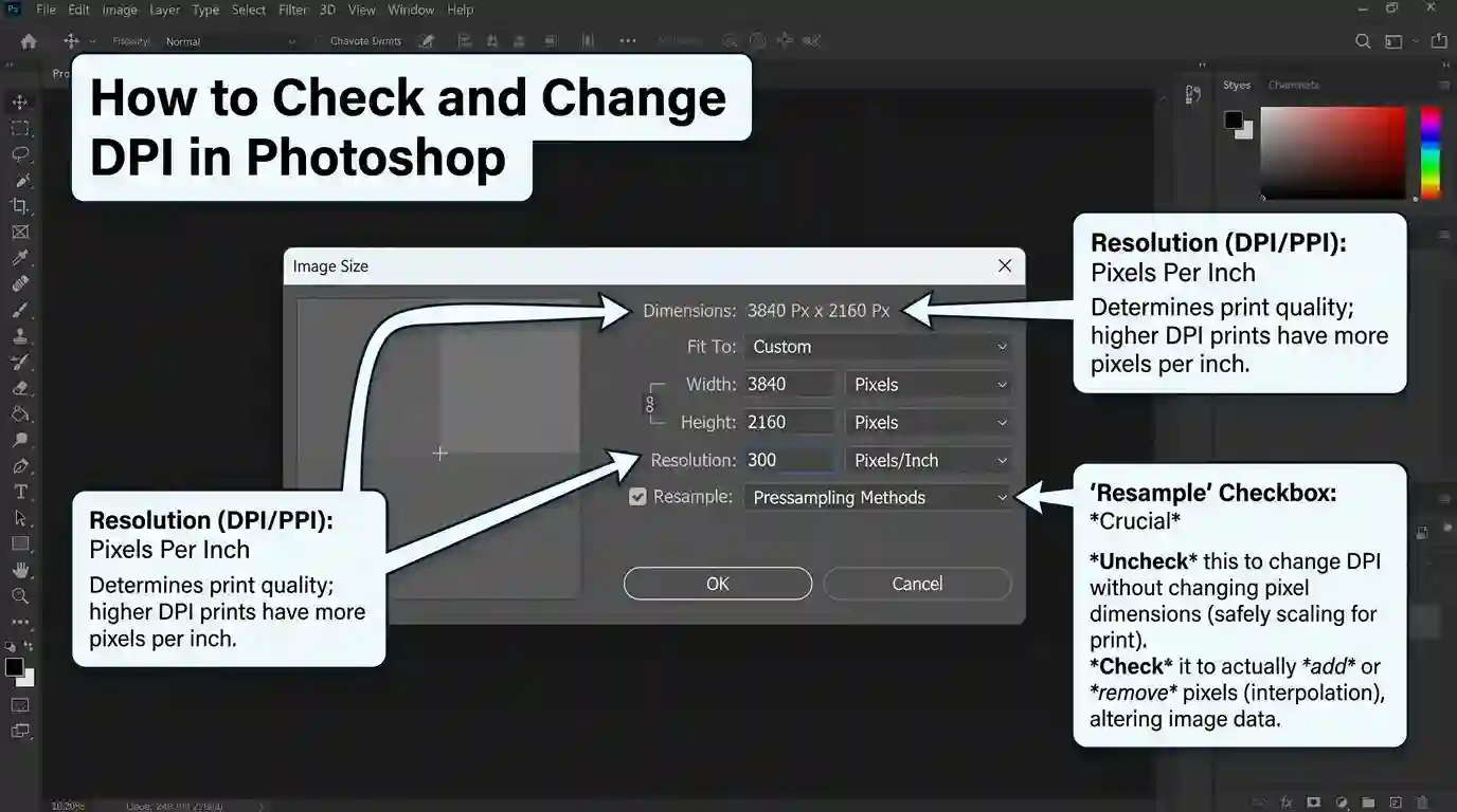 Adobe Photoshop's interface