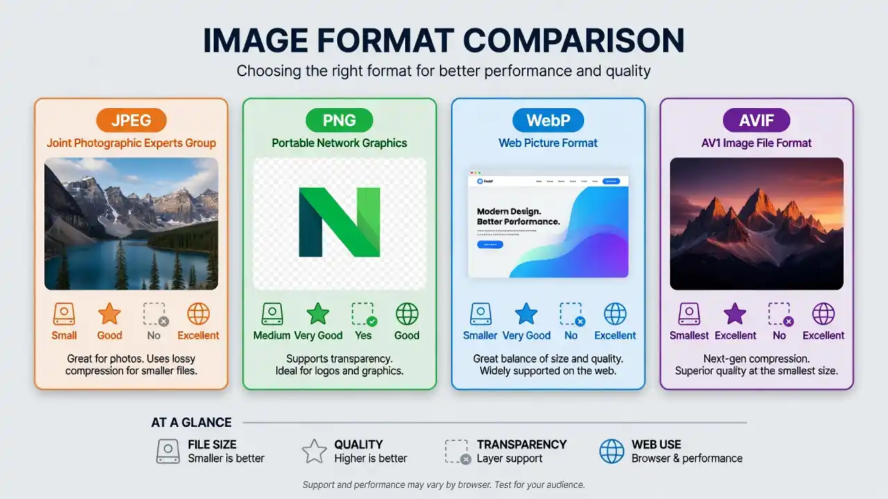 Image Format Comparison
