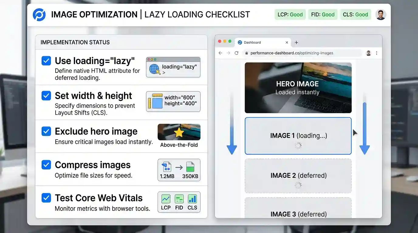 Technical Checklist for Lazy Loading Images