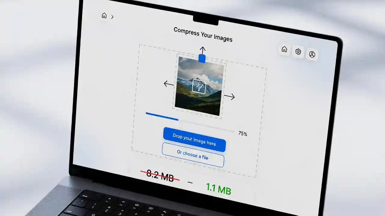Using Online Tools to Compress Photos