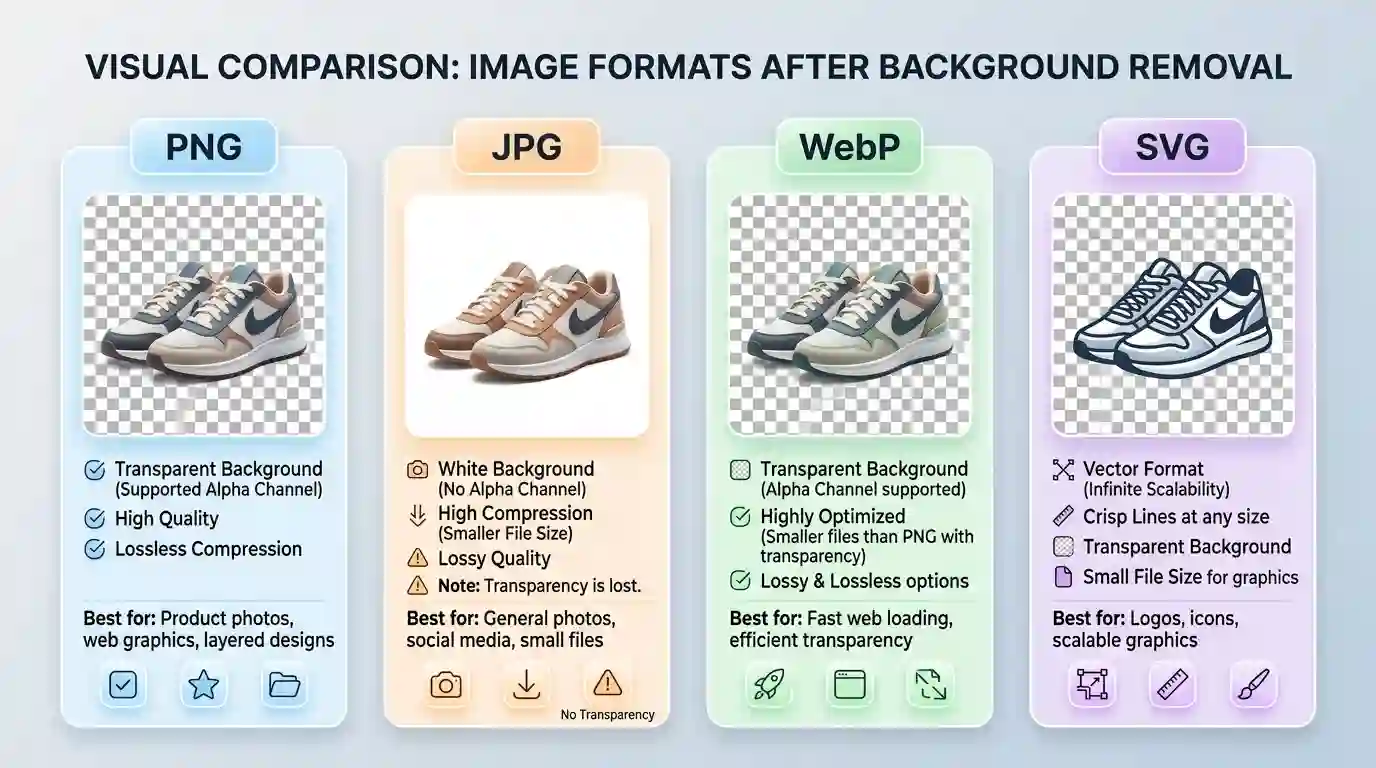 image formats after background removal