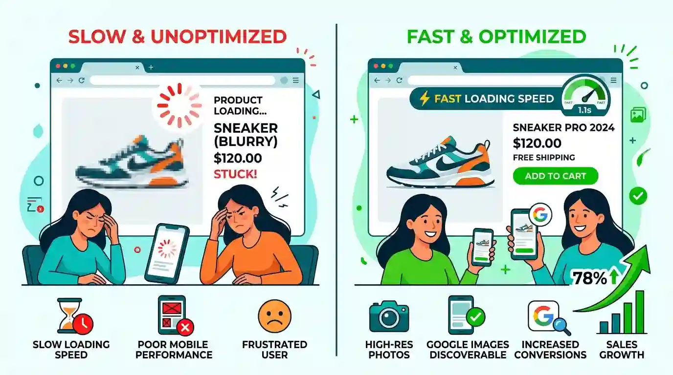Ecommerce website comparison