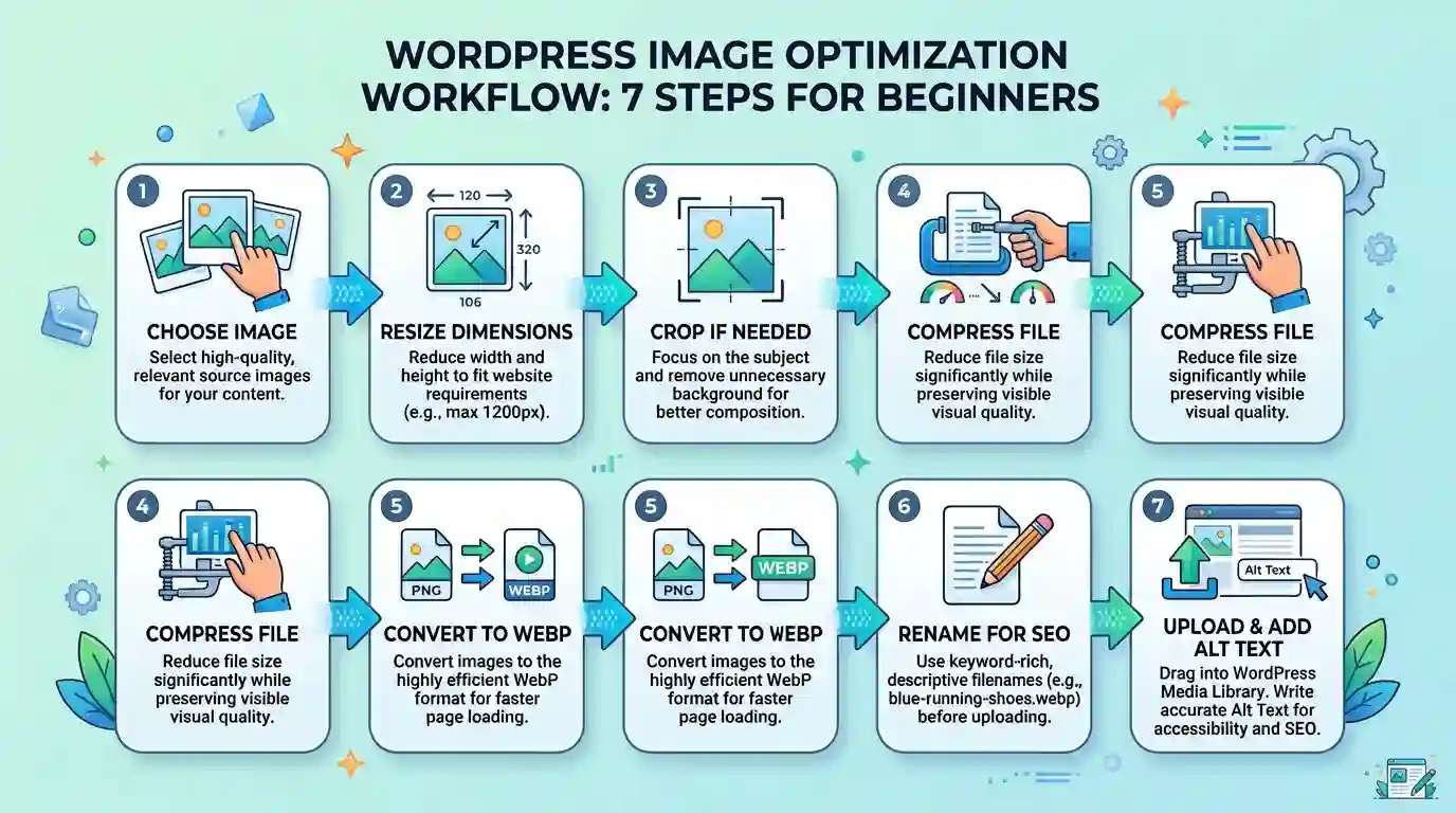 WordPress Image Optimization Workflow